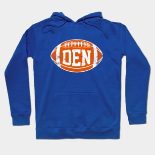 DEN Retro Football - Royal Blue Hoodie